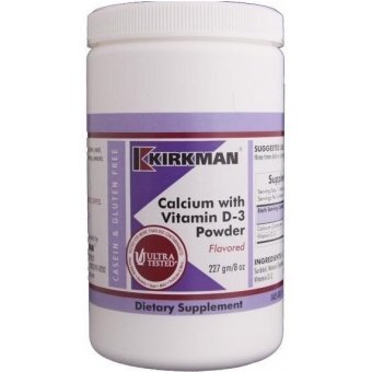 Kirkman Calcium with Vitamin D-3 Powder Flavored wapń i witamina D3 proszek smak czekoladowy 227g cena 103,49zł