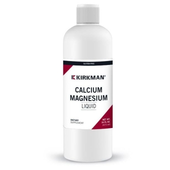 Kirkman Calcium Magnesium Liquid wapń, magnez i witamina D w płynie 473ml cena 249,00zł