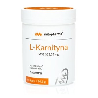 Dr Enzmann L-Karnityna MSE 90kapsułek Mito-Pharma cena 167,90zł