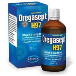 Asepta Oregasept H97 – olejek z oregano krople 100ml cena 71,50zł