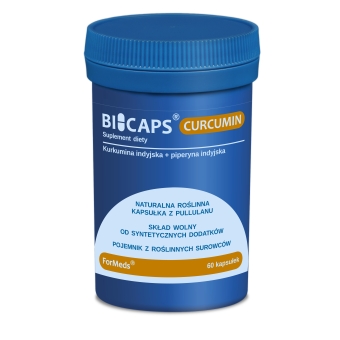 Formeds BICAPS Curcumin 60kapsułek + kasetka do leków gratis cena 75,99zł