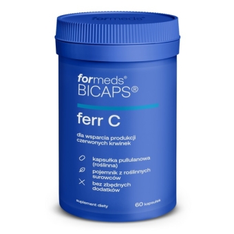 Formeds BICAPS Ferr C 60kapsułek cena 31,99zł
