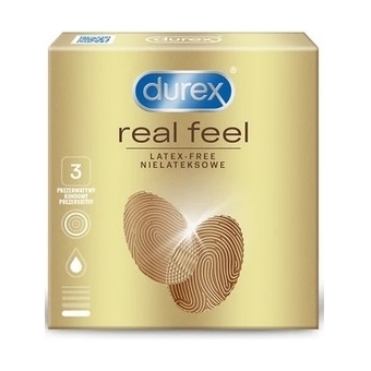 Durex RealFeal prezerwatywy 3sztuki cena 14,15zł