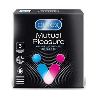 Durex Mutual Pleasure prezerwatywy 3sztuki cena 13,50zł