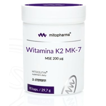 Dr Enzmann Witamina K2 MK7 MSE 90kapsułek Mito-Pharma cena 184,90zł
