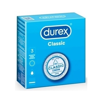 Durex Classic prezerwatywy 3sztuki cena 7,50zł