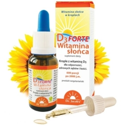 Dr Jacobs D3 Forte Witamina Słońca krople 20ml cena 44,00zł