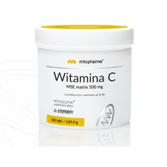 Dr Enzmann Witamina C MSE matrix 180tabletek Mito-Pharma cena 143,35zł