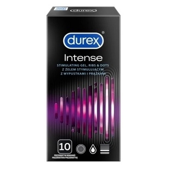 Durex Intense prezerwatywy 10sztuk cena 41,85zł