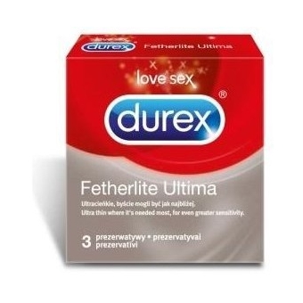 Durex Fetherlite Ultima prezerwatywy 3sztuki cena 11,60zł
