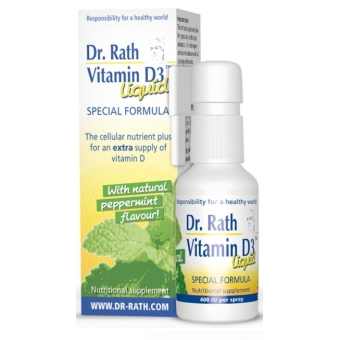 Dr Rath witamina D3 liquid mięta pieprzowa 30ml cena 99,99zł
