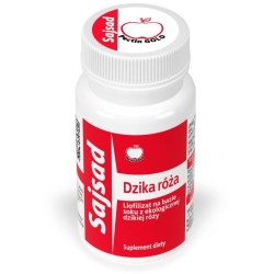 Sajsad liofilizat na bazie soku z ekologicznej dzikiej róży 300 mg 60 kapsułek cena 95,00zł