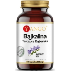 Yango Bajkalina Tarczyca Bajkalska ekstrakt 85% 90kapsułek cena 50,90zł