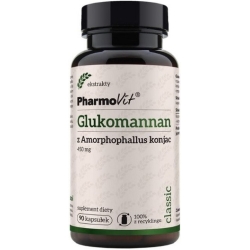 Pharmovit Glukomannan (z Amorphophallus konjac) 450mg 90kapsułek cena 35,10zł