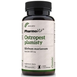 Pharmovit Ostropest plamisty (Silybum marianum) 330mg 90kapsułek cena 32,70zł