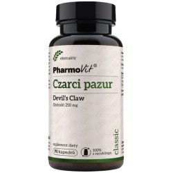 Pharmovit Czarci pazur (Devil`s Claw) 250mg 90kapsułek cena 30,80zł