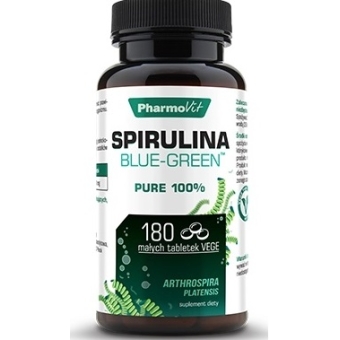 Pharmovit Spirulina Blue Green 180tabletek cena 19,90zł