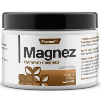 Pharmovit Magnez Cytrynian magnezu 250g (100 porcji) cena 45,50zł