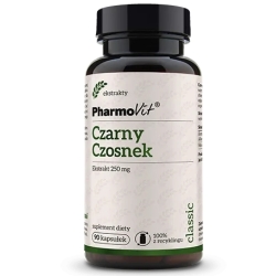 Pharmovit Czarny czosnek 250mg 90kapsułek cena 28,70zł
