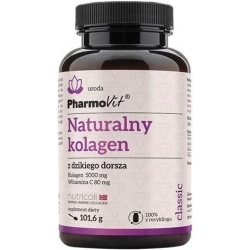 Pharmovit Naturalny kolagen z dzikiego dorsza proszek 101,6g cena 51,20zł