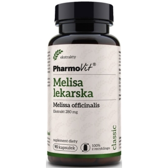 Pharmovit Melisa lekarska (Melissa officinalis) 280mg 90kapsułek cena 26,90zł