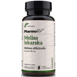 Pharmovit Melisa lekarska (Melissa officinalis) 280mg 90kapsułek cena 26,90zł