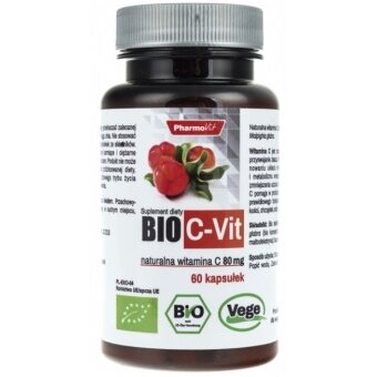 Pharmovit CeVit Bio naturalna witamina C 60 kapsułek cena 42,85zł