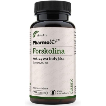 Pharmovit Forskolina (Pokrzywa indyjska) 200mg 90kapsułek cena 27,50zł