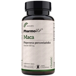 Pharmovit Maca (Pieprzyca peruwiańska) 360mg 90kapsułek cena 28,90zł