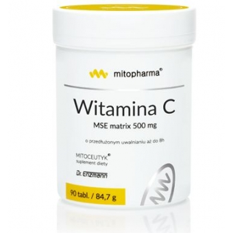 Dr Enzmann Witamina C MSE matrix 90tabletek Mito-Pharma cena 76,95zł