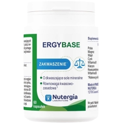 Nutergia Ergybase (Równowaga układu pokarmowego) 60kapsułek cena 77,90zł