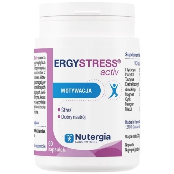 Nutergia Ergystress Activ (Równowaga nerwowa) 60kapsułek cena 81,90zł