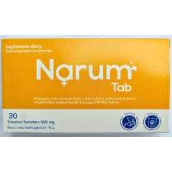 Narum Tab 500mg 30tabletek Vitaway LLC cena 46,50zł