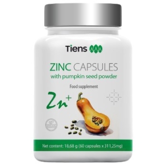 Tiens Cynk VEGAN 60kapsułek cena 74,90zł