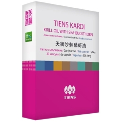 Tiens Kardi – olej z kryla z amarantusem i rokitnikiem 30 kapsułek cena 192,29zł