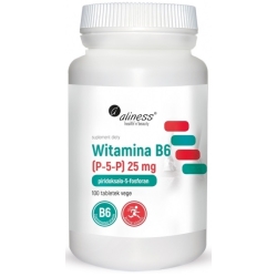 Aliness Witamina B6 (P-5-P) 25mg 100tabletek VEGE cena 26,90zł