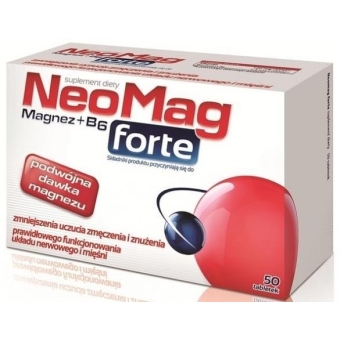 Neomag Forte (MgB6 Forte) 50tabletek cena 17,90zł