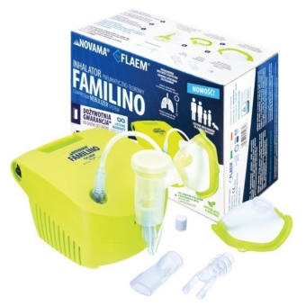 Inhalator pneumatyczno-tłokowy Novama Familino by Flaem - dożywotnia gwarancja OSTATNIE SZTUKI cena 127,99zł