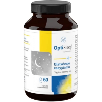 Naturday OptiSleep - Ułatwienie zasypiania 60kapsułek + próbki gratis cena 139,00zł