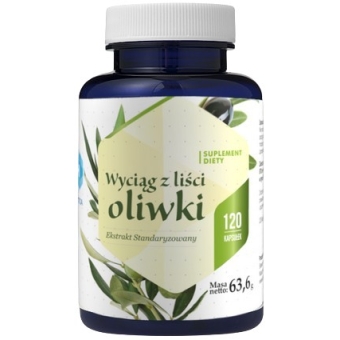Hepatica Wyciąg z liści oliwki 120kapsułek cena 30,50zł