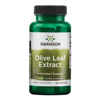 Swanson Olive Leaf extract ( Liśc oliwny ) 750mg 60kapsułek cena 44,90zł