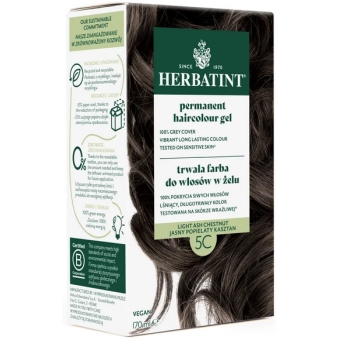 Herbatint Farba do włosów 5C (jasny popielaty kasztan) 170ml cena 52,69zł