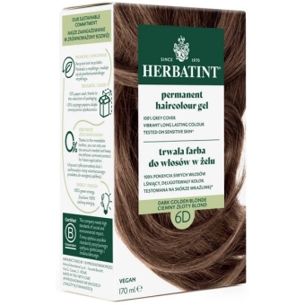 Herbatint Farba do włosów 6D (ciemny złoty blond) 170ml cena 52,69zł