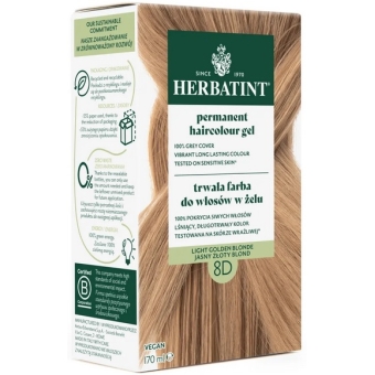 Herbatint Farba do włosów 8D (jasny złoty blond) 170ml cena 51,95zł
