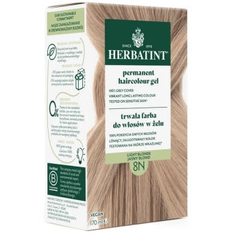 Herbatint Farba do włosów 8N (jasny blond) 170ml cena 51,95zł