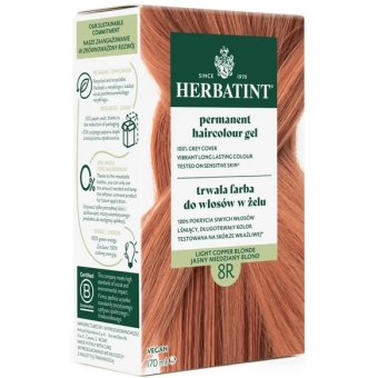 Herbatint Farba do włosów 8R (jasny miedziany blond) 170ml cena 51,95zł