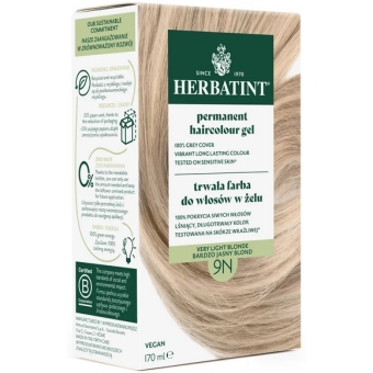 Herbatint Farba do włosów 9N (bardzo jasny blond) 170ml cena 51,95zł