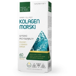 Medica Herbs Kolagen morski 450mg 60kapsułek cena 24,95zł
