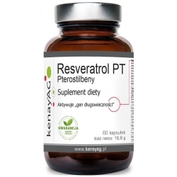 Kenay Pterostilbeny - Resweratrol PT 60kapsułek cena 177,99zł