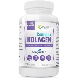 Wish Pharmaceutical Kolagen (Seagarden®) Rybi Morski 500mg 120kapsułek cena 59,90zł